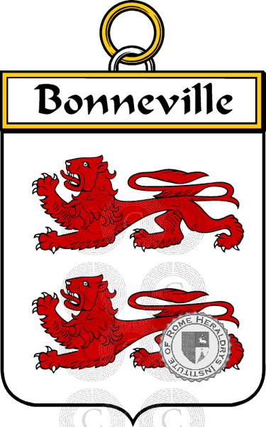 Brasão da família Bonneville   ref: 34125