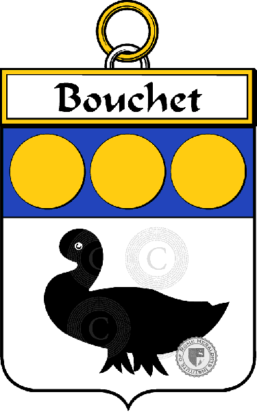 Escudo de la familia Bouchet