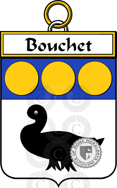 Brasão da família Bouchet