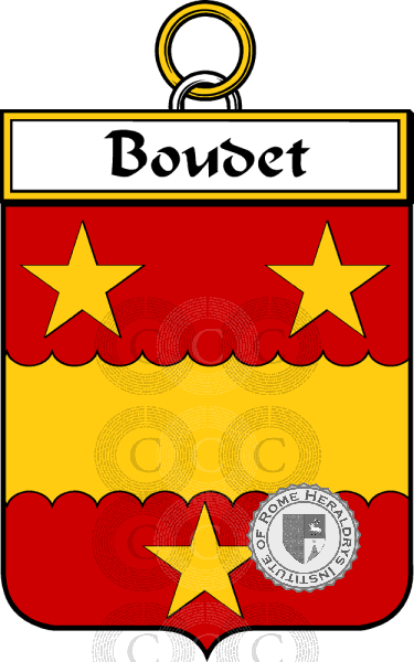 Escudo de la familia Boudet   ref: 34140