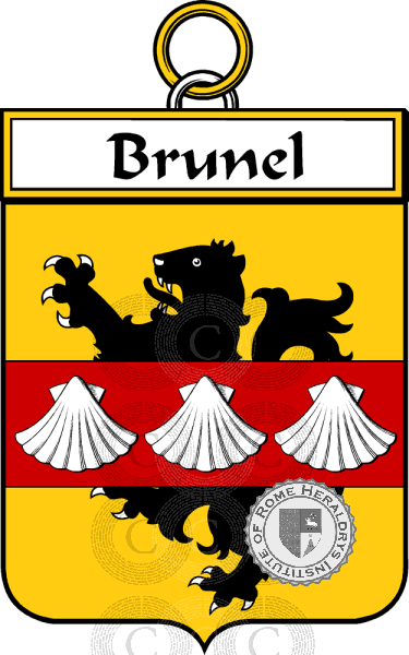 Brasão da família Brunel