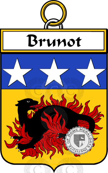 Escudo de la familia Brunot   ref: 34203