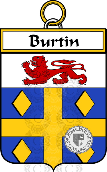 Brasão da família Burtin   ref: 34210