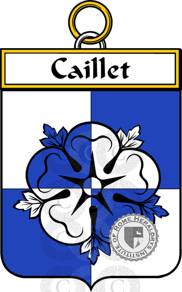 Escudo de la familia Caillet   ref: 34219