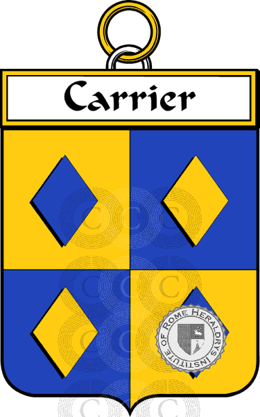 Escudo de la familia Carrier   ref: 34244