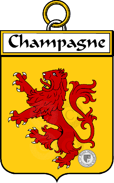 Escudo de la familia Champagne