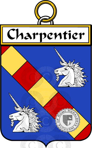 Coat of arms of family Charpentier