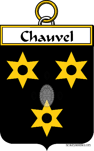 Stemma della famiglia Chauvel   ref: 34292