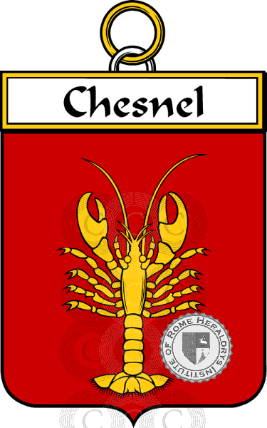 Brasão da família Chesnel