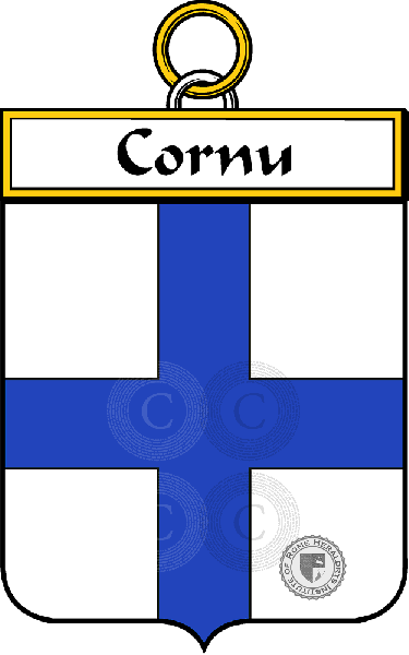 Coat of arms of family Cornu
