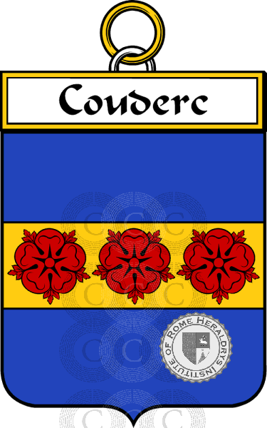 Coat of arms of family Couderc   ref: 34349