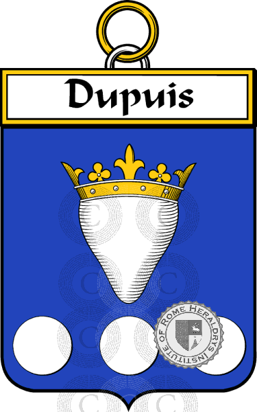 Coat of arms of family Dupuis