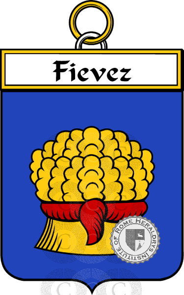 Brasão da família Fievez   ref: 34399