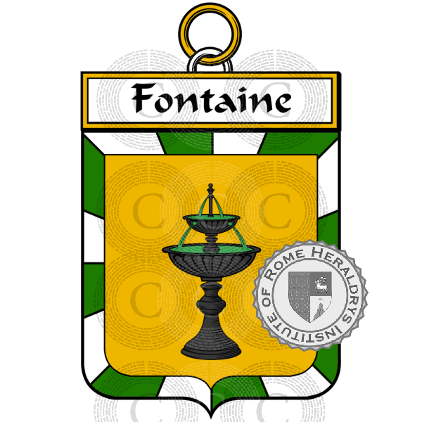 Wappen der Familie Fontaine