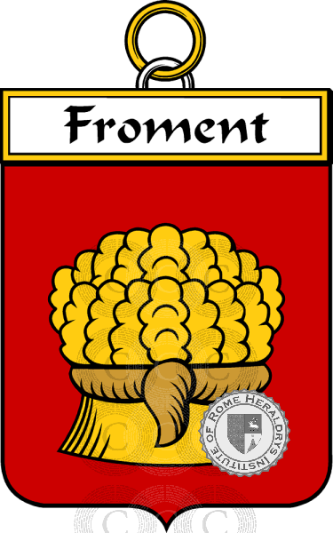 Escudo de la familia Froment   ref: 34417