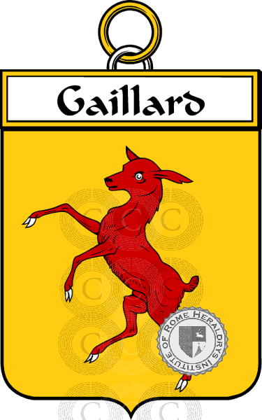 Brasão da família Gaillard