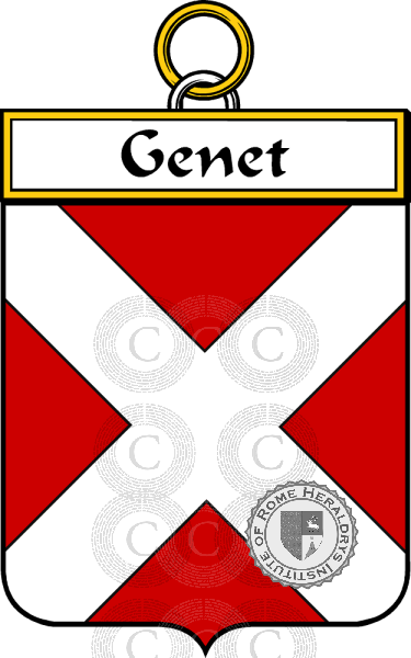 Brasão da família Genet