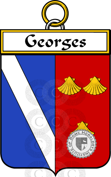 Coat of arms of family Georges   ref: 34445