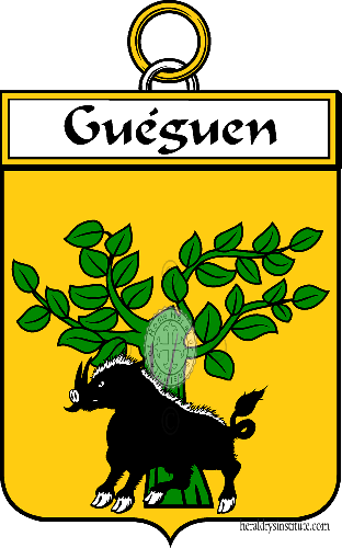 Coat of arms of family Guéguen   ref: 34498