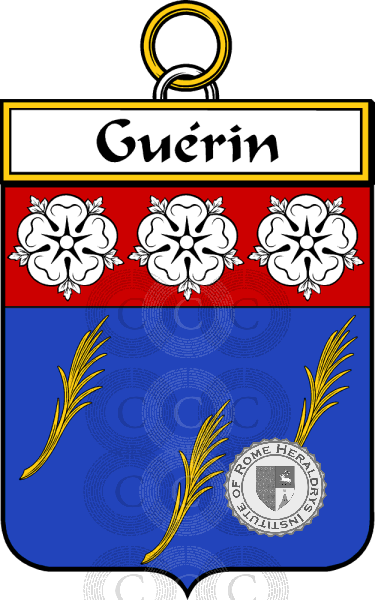 Escudo de la familia Guérin   ref: 34499