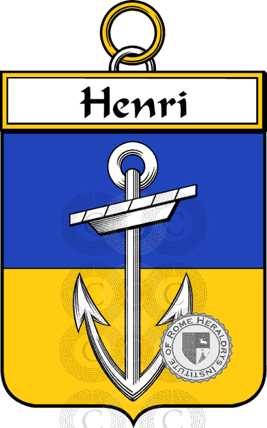 Escudo de la familia Henri   ref: 34506
