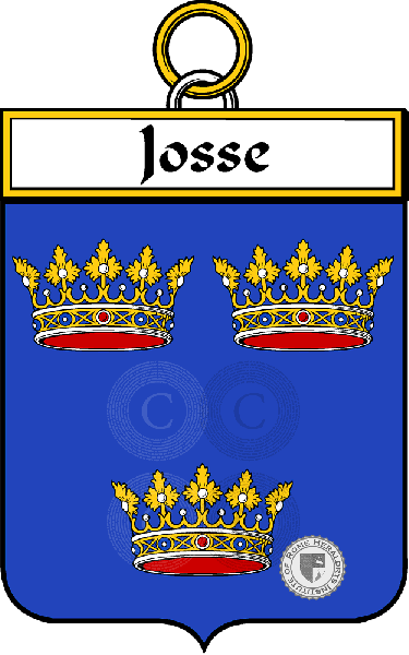 Coat of arms of family Josse