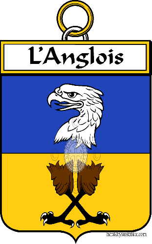 Escudo de la familia L'Anglois   ref: 34550