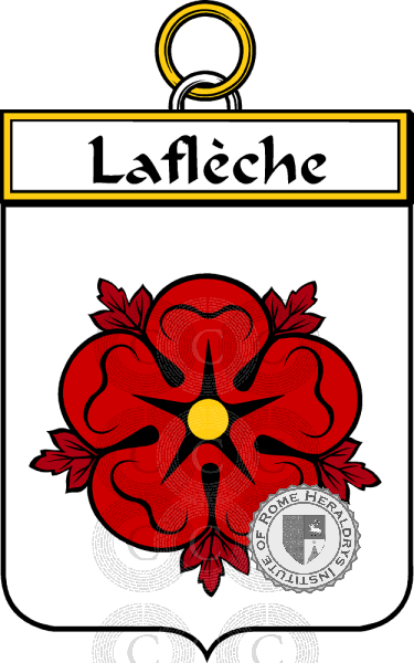 Coat of arms of family Laflèche (Flèche de la)   ref: 34563