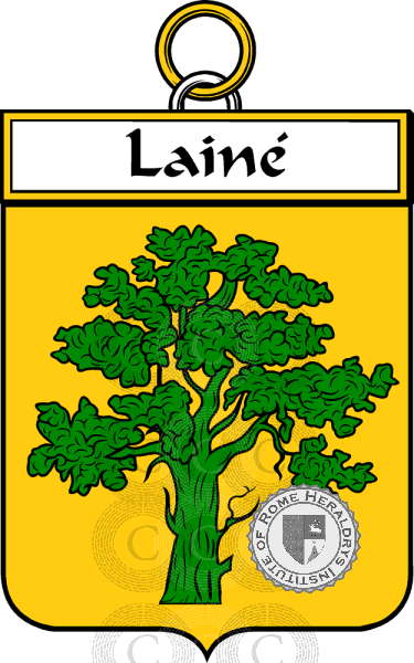 Escudo de la familia Lainé