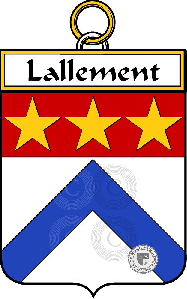 Coat of arms of family Lallement