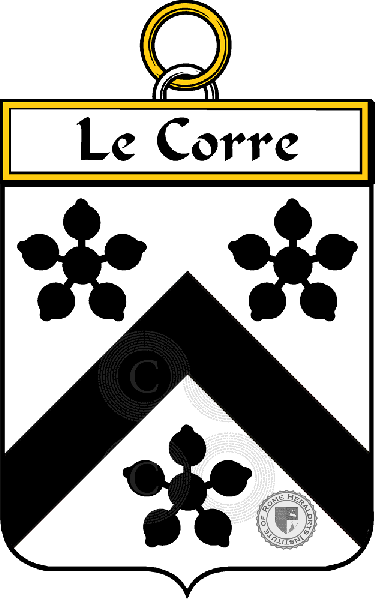 Wappen der Familie Le Corre   ref: 34626