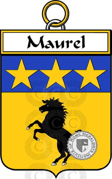 Coat of arms of family Maurel   ref: 34734