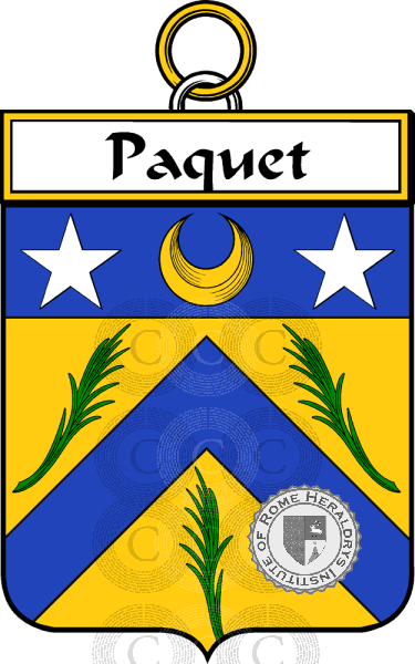 Escudo de la familia Paquet