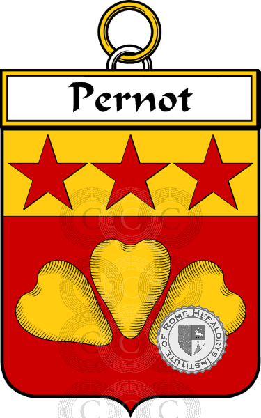 Wappen der Familie Pernot   ref: 34815