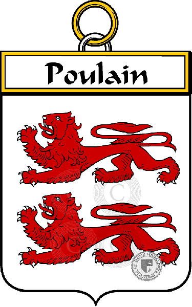 Escudo de la familia Poulain