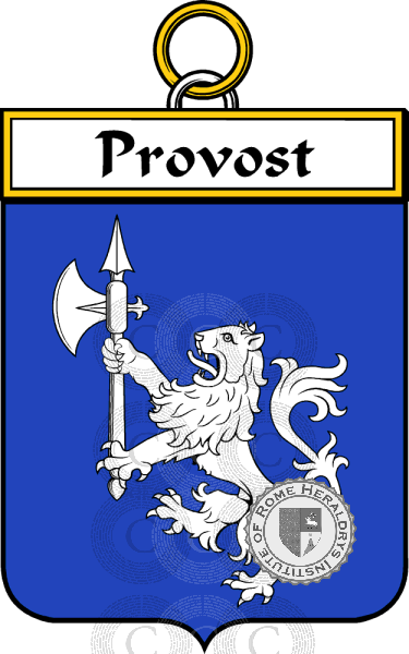 Coat of arms of family Provost   ref: 34872