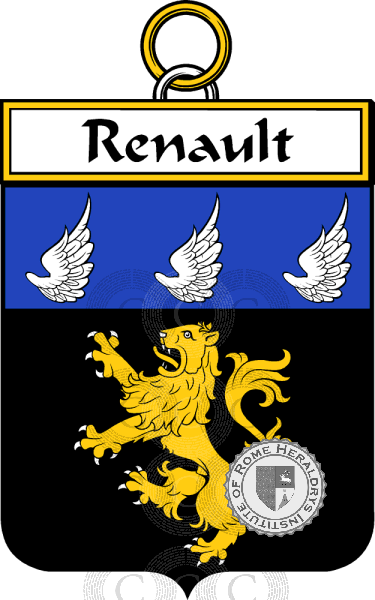 Coat of arms of family Renault   ref: 34896