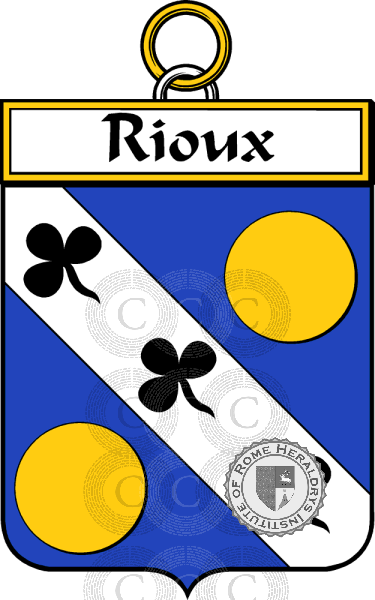 Brasão da família Rioux