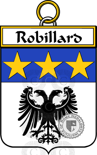 Brasão da família Robillard