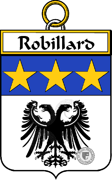Coat of arms of family Robillard