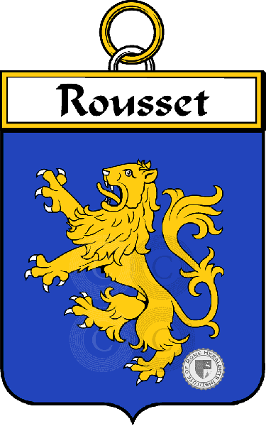 Coat of arms of family Rousset