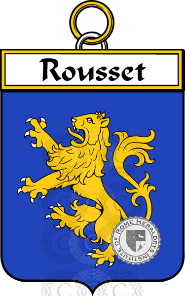 Escudo de la familia Rousset   ref: 34938
