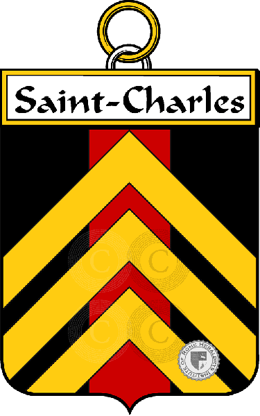 Escudo de la familia Saint-Charles   ref: 34955
