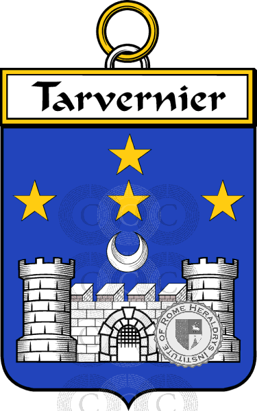 Brasão da família Tavernier   ref: 35002