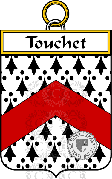 Escudo de la familia Touchet   ref: 35025