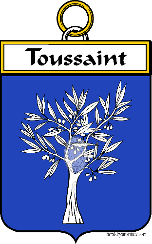 Coat of arms of family Toussaint