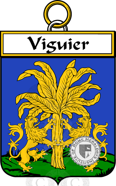 Coat of arms of family Viguier   ref: 35056