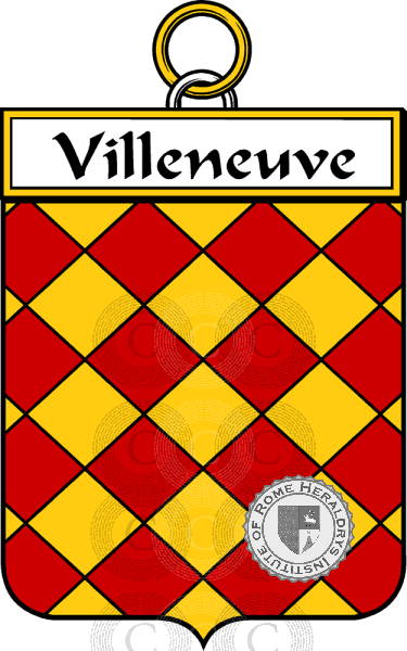 Coat of arms of family Villeneuve   ref: 35060