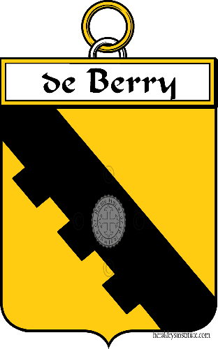 Escudo de la familia De Berry   ref: 35078