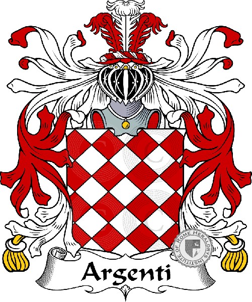 Coat of arms of family Argenti